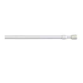 Cintacor Portavisillo Extensible a Presión Blanco, Ø0,8 x 50-85 cm, 2 Unidades