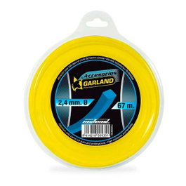 Garland Hilo dispensador para desbrozadora cuadrado ø2,4 mm 67 m