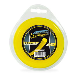 Garland Hilo Desbrozadora 2,0 mm Dispensador 20 m 71021r2020 Redondo Amarillo