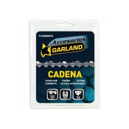 Garland Cadena de motosierra para espada de 18 pulg / 45 cm, 72 eslabones, 3/25 pulg, 0,058 pulg
