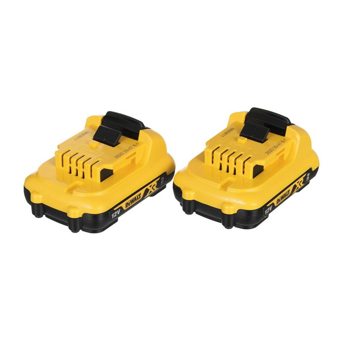DeWalt DCD710D2-QW Taladro Atornillador 10,8V con 2 Baterías de 2 Ah y Maleta