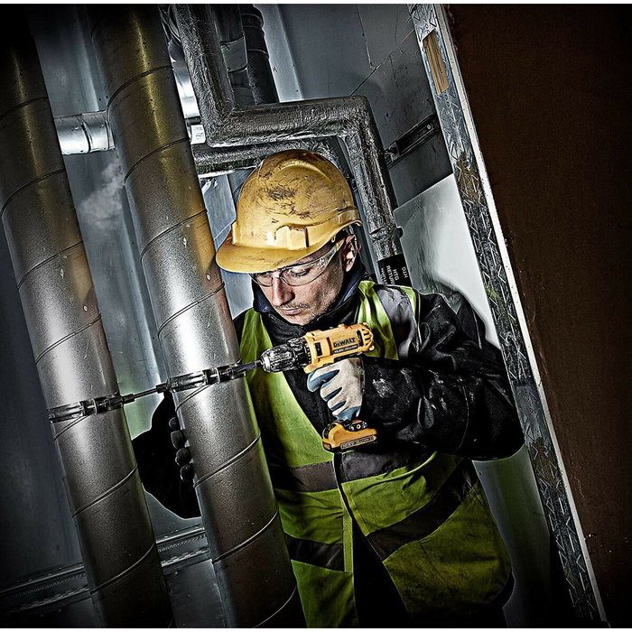 DeWalt DCD710D2-QW Taladro Atornillador 10,8V con 2 Baterías de 2 Ah y Maleta