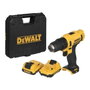 DeWalt DCD710D2-QW Taladro Atornillador 10,8V con 2 Baterías de 2 Ah y Maleta