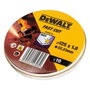 Dewalt Set de 10 discos de corte acero inox ø125 x 1,0 x 22,23 mm