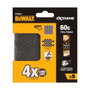 Dewalt Lijas de malla para lijadoras orbitales 115 x 115 mm, grano 60, 5 uds