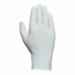 Juba Guantes de Látex Desechables con Polvo, Natural, Talla 07, Caja 100 uds