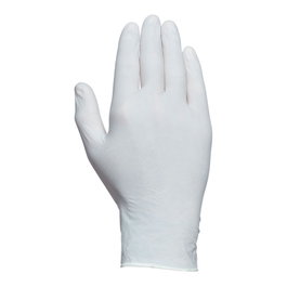 Juba Guante de látex con polvo desechable, Natural, talla 8, caja 100 uds