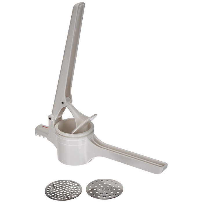 Metaltex Prensapatatas con 3 discos inoxidables 36 cm Metaltex Prensapatatas con 3 discos inoxidables 36 cm