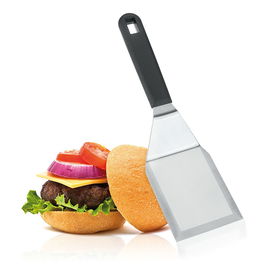 Metaltex Espátula Rectangular Plancha 7.5 x 27 cm Acero Inoxidable Mango Polipropileno