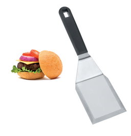 Metaltex Espátula rectangular para plancha 7,5 x 27 cm de acero inoxidable