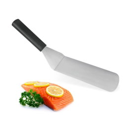 Metaltex Espátula larga lisa para plancha de 35 cm
