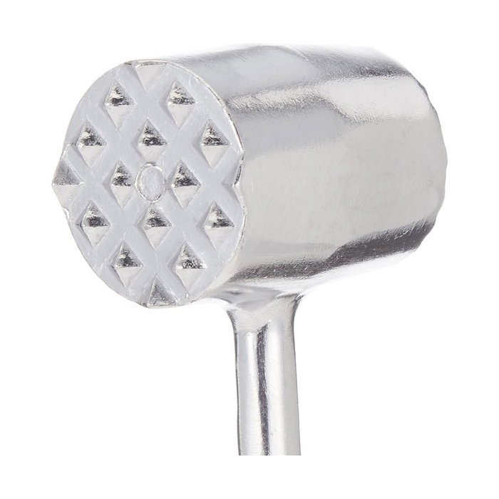 Metaltex Maza para carne 20 cm de Aluminio con 2 lados<|image>striping: false