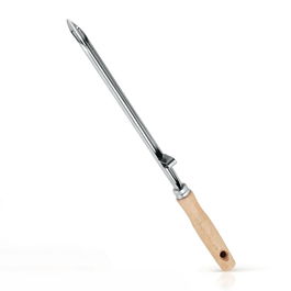 Metaltex Aguja de Mechar Carne 33 cm Acero Inoxidable Mango de Madera