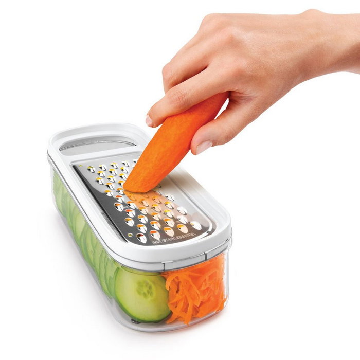Metaltex Rallador con contenedor 3 en 1 Rap-box 21 cm Metaltex Rallador con contenedor 3 en 1 Rap-box 21 cm
