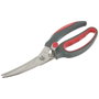 Metaltex Tijeras para aves 23 cm de acero inoxidable con cierre de seguridad