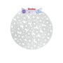 Metaltex Salvaplatos para fregadero redondo de PVC traslúcido, ø30 cm