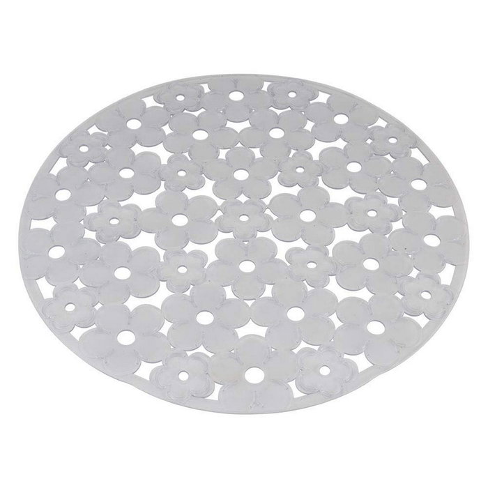 Metaltex Salvaplatos para fregadero redondo de PVC traslúcido, ø30 cm