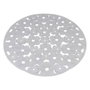 Metaltex Salvaplatos para fregadero redondo de PVC traslúcido, ø30 cm