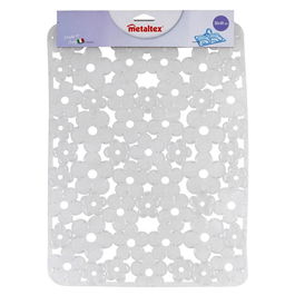 Metaltex Salvaplatos para Fregadero Rectangular de PVC Traslúcido 30 x 40 cm, Protector Antigolpes
