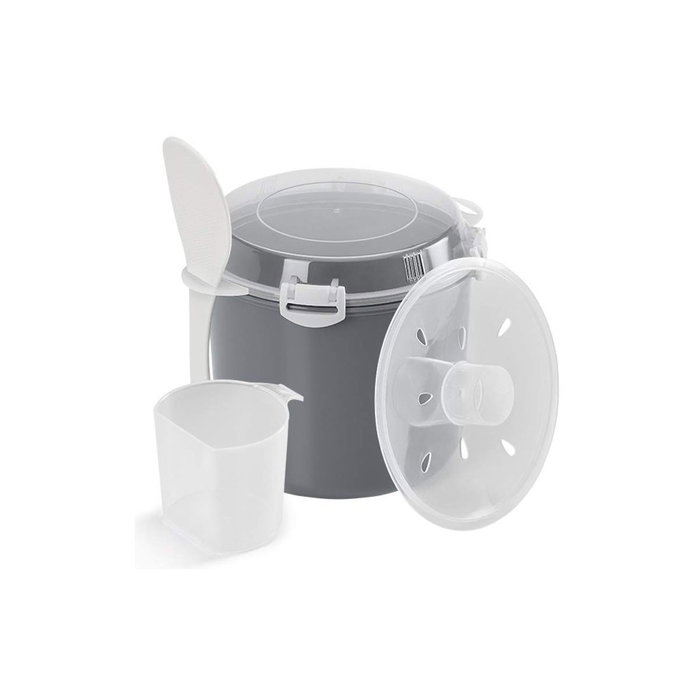 Metaltex Cocedor de arroz y cereales para microondas 2,2l