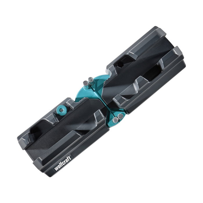 Wolfcraft Caja de Ingletes y Soporte de Ajuste 85-180° 100 mm