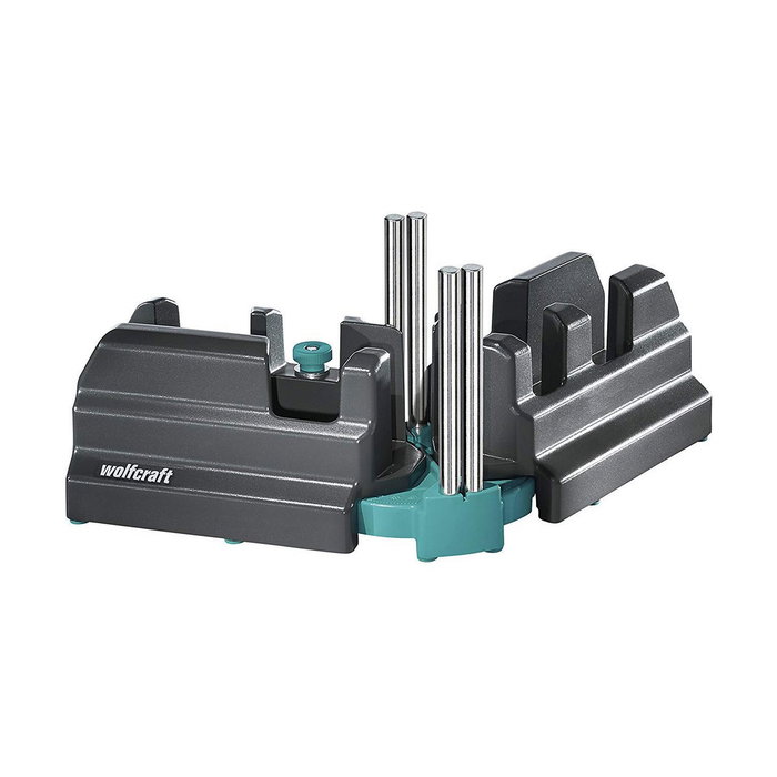 Wolfcraft Caja de Ingletes y Soporte de Ajuste 85-180° 100 mm