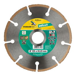 Wolfcraft Disco de Corte CT Standard Ø115 x 22,23 mm para Madera, Laminado, Entarimado y Plástico con Recubrimiento de Carburo de Tungsteno - Referencia 8369000