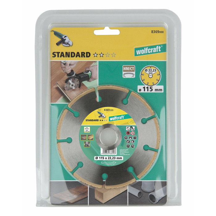 Wolfcraft Disco de corte CT Standard ø115 x 22,23 mm
