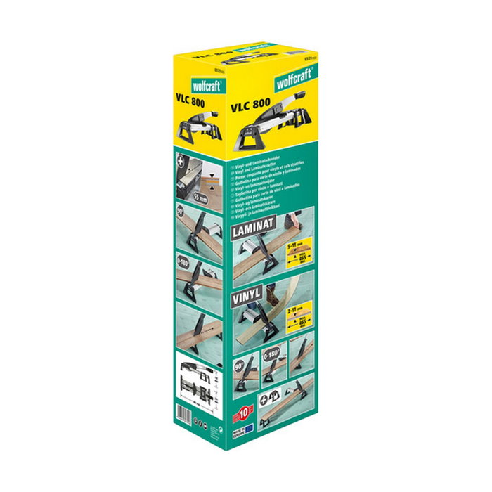 Wolfcraft Guillotina para corte de vinilo y laminados VLC 800