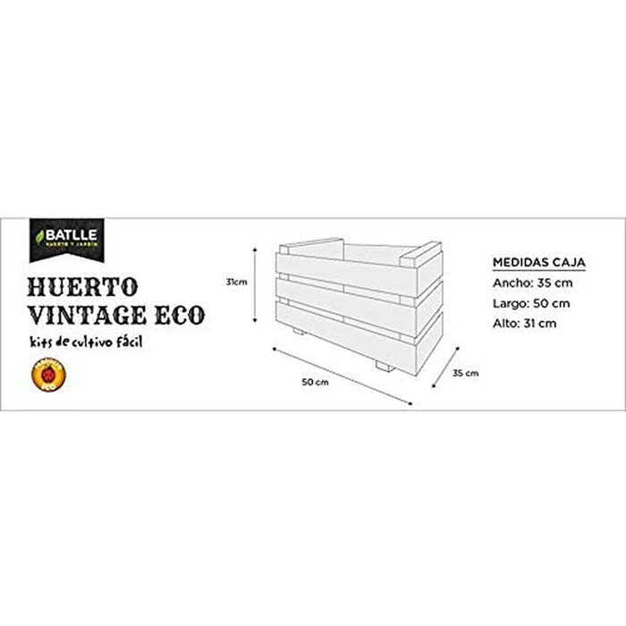 Agreen Caja huerto vintage eco