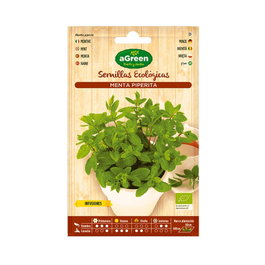 Agreen Sobre de Semillas Eco Menta 40-50cm para Infusión