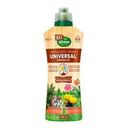Agreen Fertilizante Orgánico Eco Líquido Natural 1250 ml - Para Huerto, Jardín, Interior y Terraza - Complejo Nutritivo con Aminoácidos