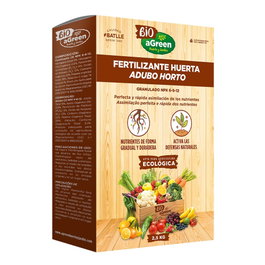 Batlle Agreen Fertilizante Huerta Pellet Ecológico 2.5 kg para Plantas Hortícolas, Abono de Fondo y Cobertura, NPK y Materia Orgánica