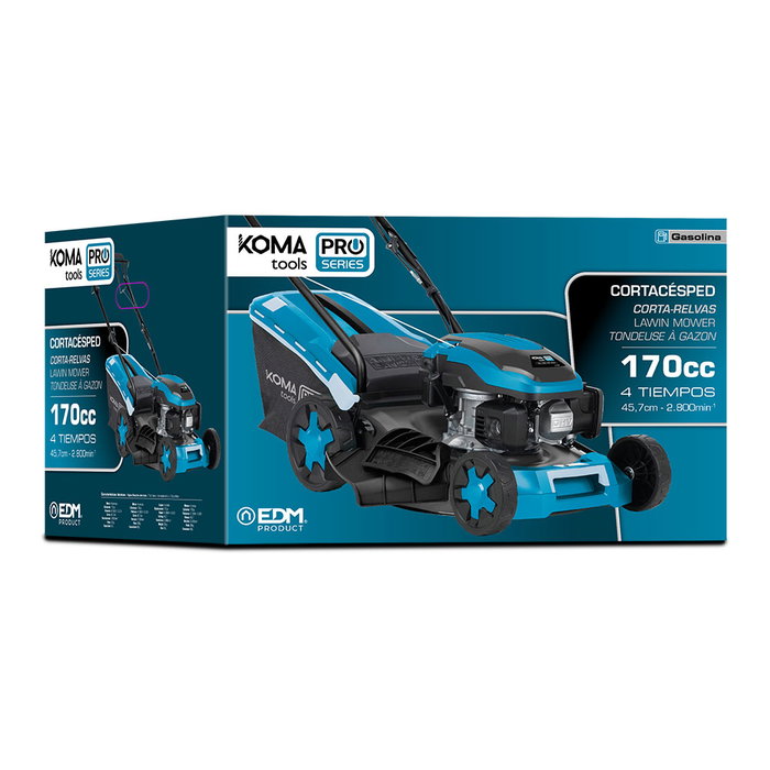 Cortacésped gasolina 170cc 4 tiempos koma tools Cortacésped gasolina 170cc 4 tiempos koma tools