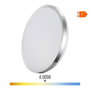 Edm Aplique Super LED de Superficie con Marco Cromado 12 W 4000 K