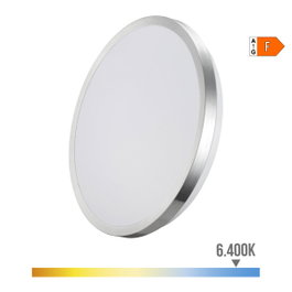 Edm Aplique super LED de superficie marco cromado 12 W 6500 K