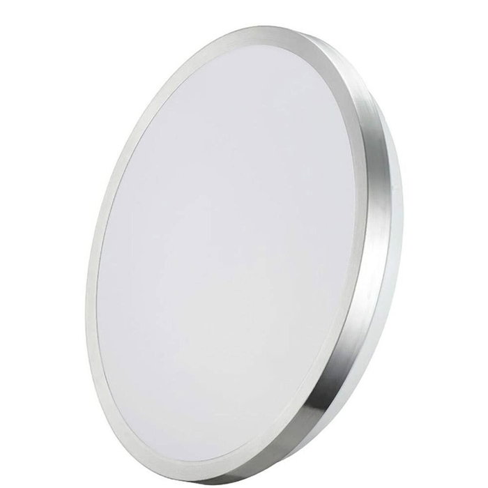 Edm Aplique super LED de superficie marco cromado 18 W 6500 K Edm Aplique super LED de superficie marco cromado 18 W 6500 K