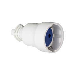 Solera 707cb Base Aerea PVC 16A 250V Blanco Sujetacables Abatible Retractilado