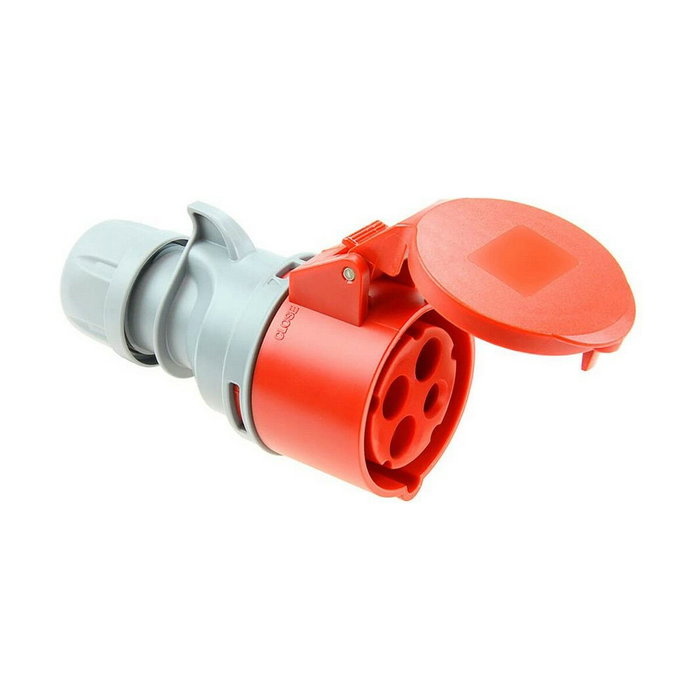 Solera Base aérea CETAC 3P+T 16A 400V IP44 Roja Solera Base aérea CETAC 3P+T 16A 400V IP44 Roja