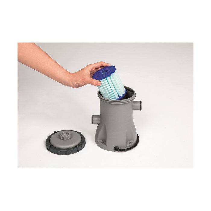 Bestway Depuradora de cartucho 1.249 l/h, ø25 x 27 cm Bestway Depuradora de cartucho 1.249 l/h, ø25 x 27 cm