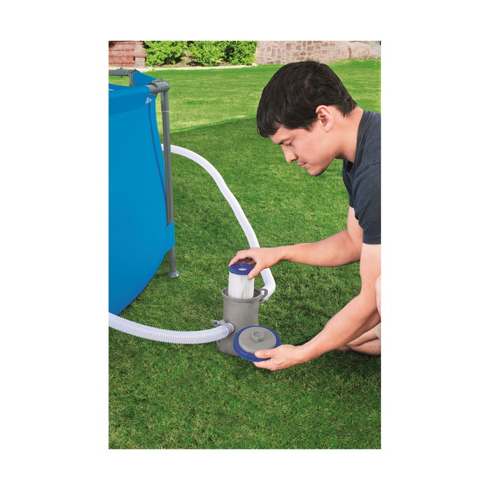 Bestway Depuradora de cartucho 1.249 l/h, ø25 x 27 cm Bestway Depuradora de cartucho 1.249 l/h, ø25 x 27 cm