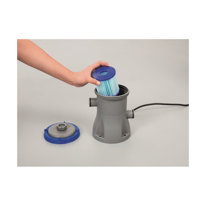 Bestway Depuradora de cartucho 1.249 l/h, ø25 x 27 cm Bestway Depuradora de cartucho 1.249 l/h, ø25 x 27 cm