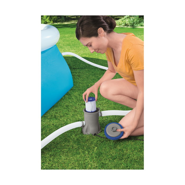 Bestway Depuradora de cartucho 1.249 l/h, ø25 x 27 cm Bestway Depuradora de cartucho 1.249 l/h, ø25 x 27 cm