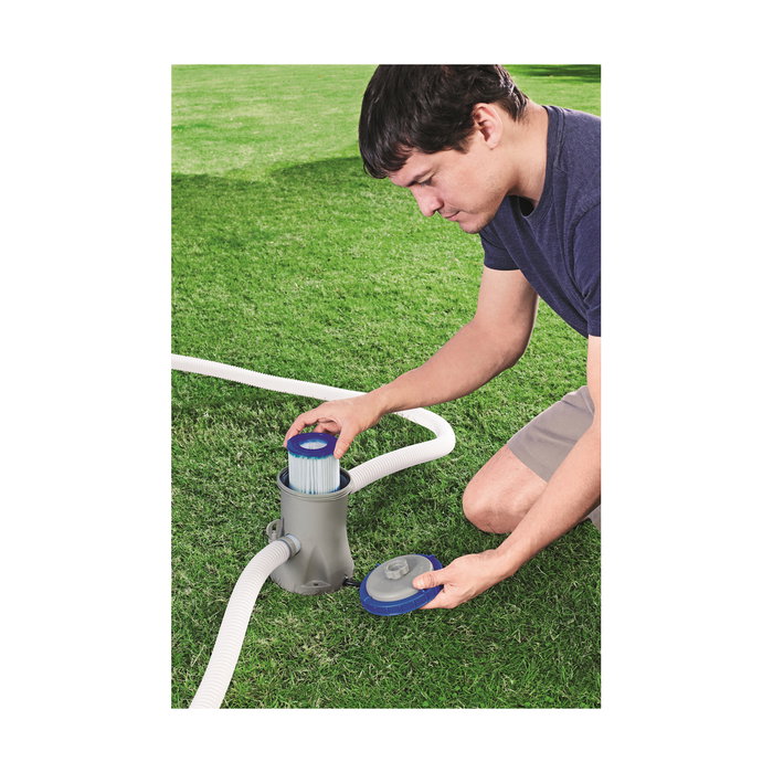 Bestway Depuradora de cartucho 1.249 l/h, ø25 x 27 cm Bestway Depuradora de cartucho 1.249 l/h, ø25 x 27 cm