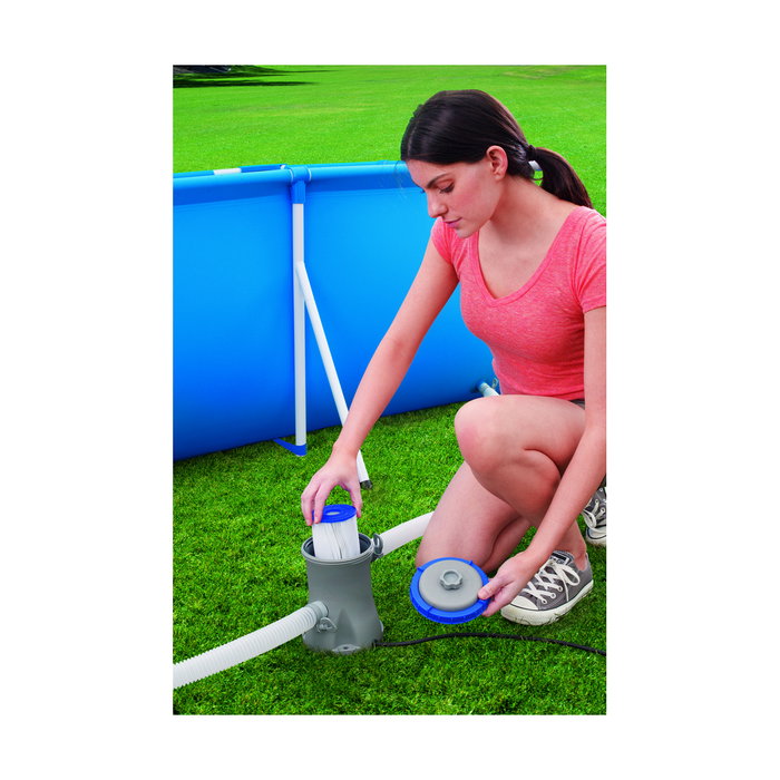 Bestway Depuradora de cartucho 1.249 l/h, ø25 x 27 cm Bestway Depuradora de cartucho 1.249 l/h, ø25 x 27 cm