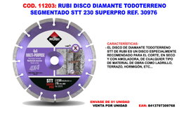 Rubi Disco Diamantado STT Superpro 230 mm