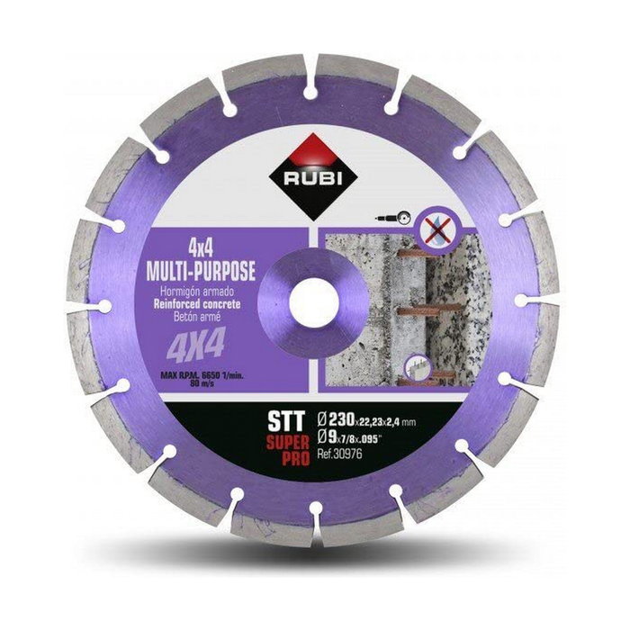 Rubi Disco diamantado STT Superpro ø230 x 2,2 x 22,2 mm