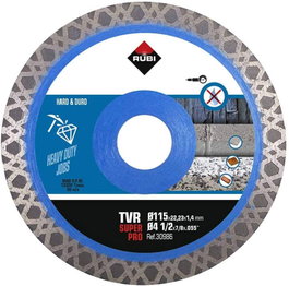 Rubi Disco Diamante TVR Superpro ø115 x 1,4 x 22,2 mm