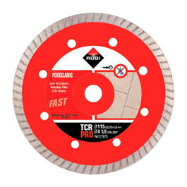 Rubi Disco Diamantado Tcr Pro Ø115x1.6x22.2 mm Corte Fino Gres Porcelánico R31970