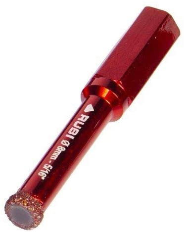 Rubi Broca 4drill Ø 10,00 mm para gres porcelánico y mármol Rubi Broca 4drill Ø 10,00 mm para gres porcelánico y mármol